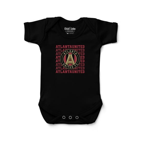 Newborn & Infant Chad & Jake Black Atlanta United FC Retro Bodysuit