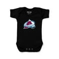thumbnail image 1 of Newborn & Infant Chad & Jake Black Colorado Avalanche Primary Logo Bodysuit, 1 of 1
