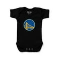 thumbnail image 1 of Newborn & Infant Chad & Jake Black Golden State Warriors Primary Logo Bodysuit, 1 of 1