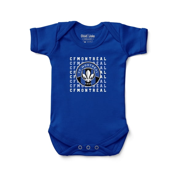 Newborn & Infant Chad & Jake Blue CF Montreal Retro Bodysuit