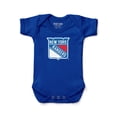 thumbnail image 1 of Newborn & Infant Chad & Jake Blue New York Rangers Primary Logo Bodysuit, 1 of 1