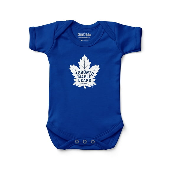 Newborn & Infant Chad & Jake Blue Toronto Maple Leafs Primary Logo Bodysuit