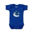 thumbnail image 1 of Newborn & Infant Chad & Jake Blue Vancouver Canucks Primary Logo Bodysuit, 1 of 1
