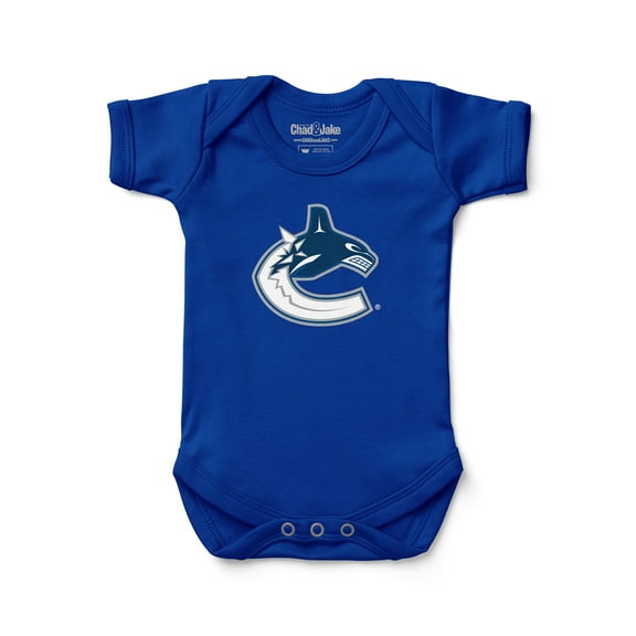Newborn & Infant Chad & Jake Blue Vancouver Canucks Primary Logo Bodysuit