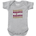 thumbnail image 1 of Newborn & Infant Chad & Jake  Heather Gray Cleveland Cavaliers Groovy Bodysuit, 1 of 1