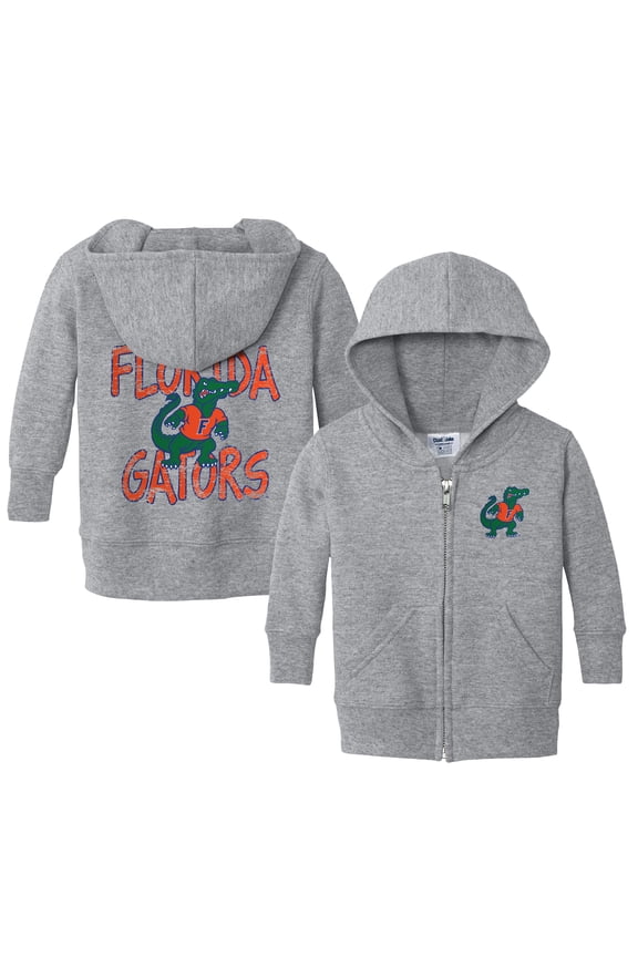 Newborn & Infant Chad & Jake  Heather Gray Florida Gators Hyperlocal Full-Zip Hoodie
