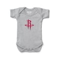 thumbnail image 1 of Newborn & Infant Chad & Jake Heather Gray Houston Rockets Primary Logo Bodysuit, 1 of 1