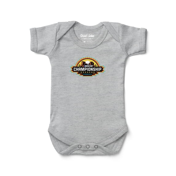 Newborn & Infant Chad & Jake Heather Gray NASCAR Championship Weekend Event Bodysuit
