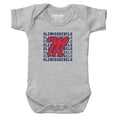 thumbnail image 1 of Newborn & Infant Chad & Jake Heather Gray Ole Miss Rebels Retro Bodysuit, 1 of 1