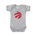 thumbnail image 1 of Newborn & Infant Chad & Jake Heather Gray Toronto Raptors Primary Logo Bodysuit, 1 of 1