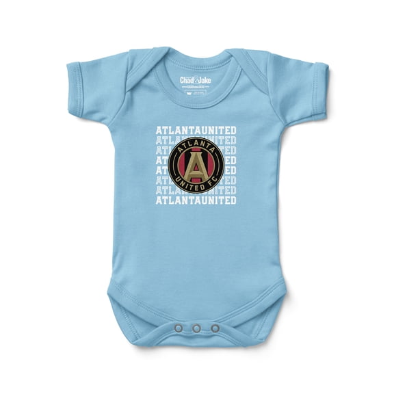 Newborn & Infant Chad & Jake Light Blue Atlanta United FC Retro Bodysuit