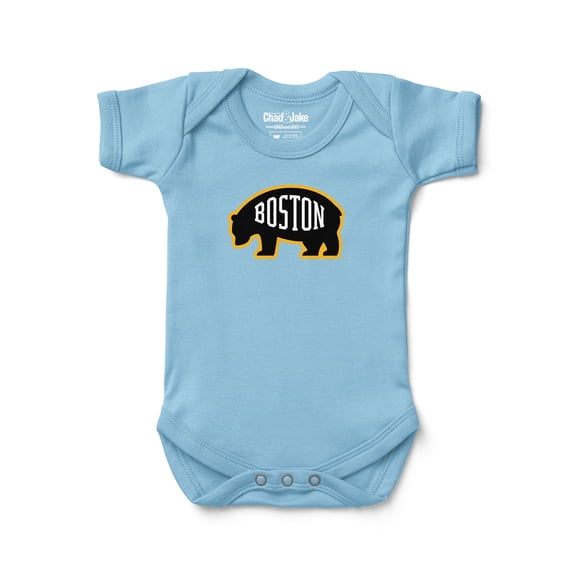 Newborn & Infant Chad & Jake Light Blue Boston Bruins Bodysuit