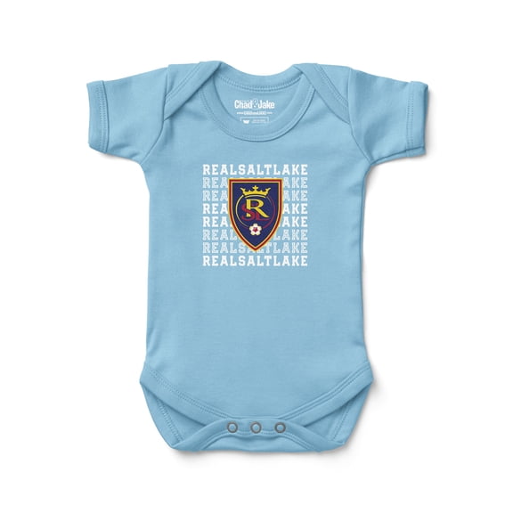Newborn & Infant Chad & Jake Light Blue Real Salt Lake Retro Bodysuit