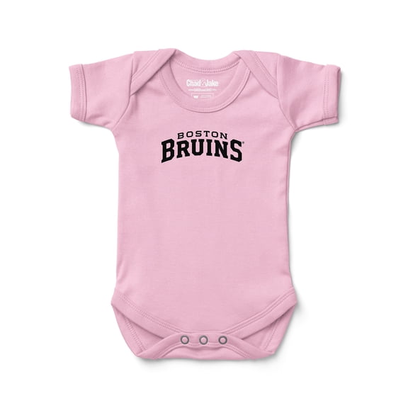 Newborn & Infant Chad & Jake Light Pink Boston Bruins Bodysuit