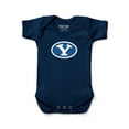 thumbnail image 1 of Newborn & Infant Chad & Jake Navy BYU Cougars Bodysuit, 1 of 1