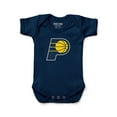 thumbnail image 1 of Newborn & Infant Chad & Jake Navy Indiana Pacers Primary Logo Bodysuit, 1 of 1