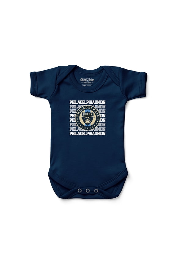 Newborn & Infant Chad & Jake Navy Philadelphia Union Retro Bodysuit
