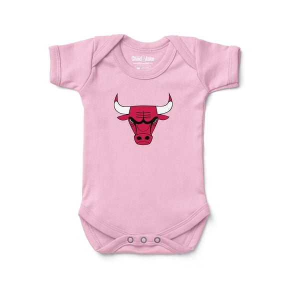 Newborn & Infant Chad & Jake Pink Chicago Bulls Primary Logo Bodysuit