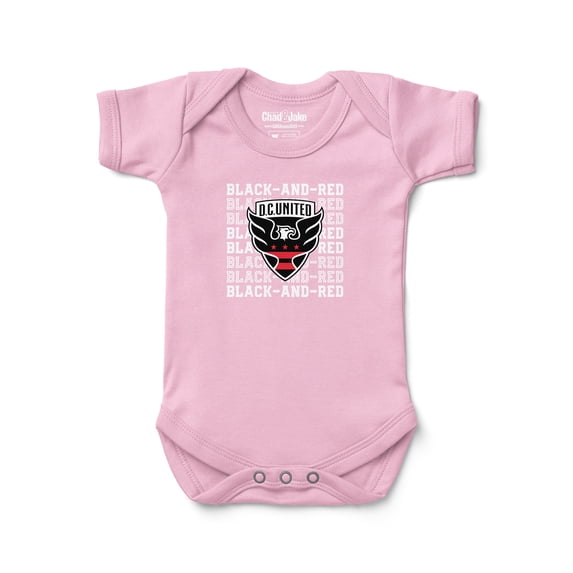 Newborn & Infant Chad & Jake Pink D.C. United Retro Bodysuit