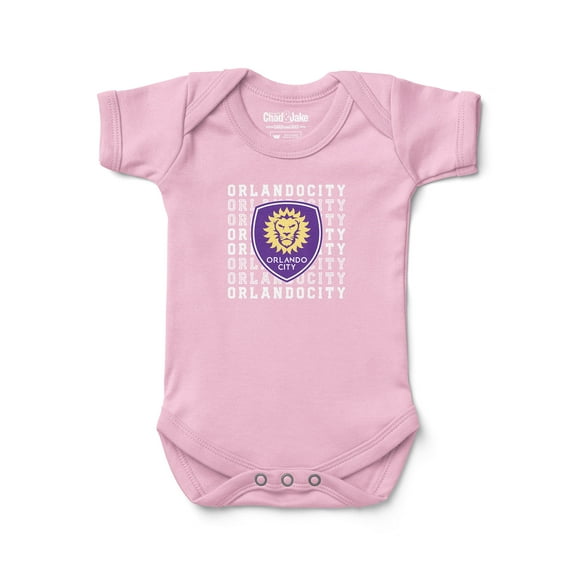 Newborn & Infant Chad & Jake Pink Orlando City SC Retro Bodysuit