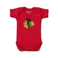 thumbnail image 1 of Newborn & Infant Chad & Jake Red Chicago Blackhawks Primary Logo Bodysuit, 1 of 1