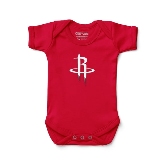 Newborn & Infant Chad & Jake Red Houston Rockets Primary Logo Bodysuit