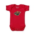 thumbnail image 1 of Newborn & Infant Chad & Jake Red Minnesota Wild Primary Logo Bodysuit, 1 of 1