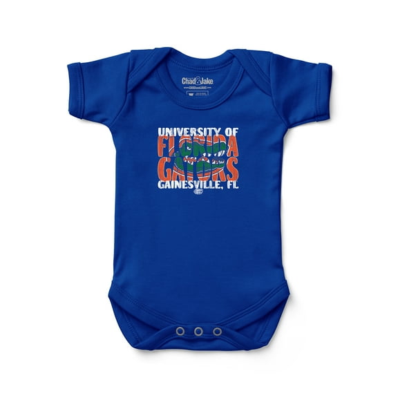 Newborn & Infant Chad & Jake  Royal Florida Gators Hyperlocal Bodysuit