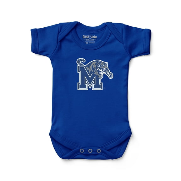 Newborn & Infant Chad & Jake Royal Memphis Tigers Logo Bodysuit