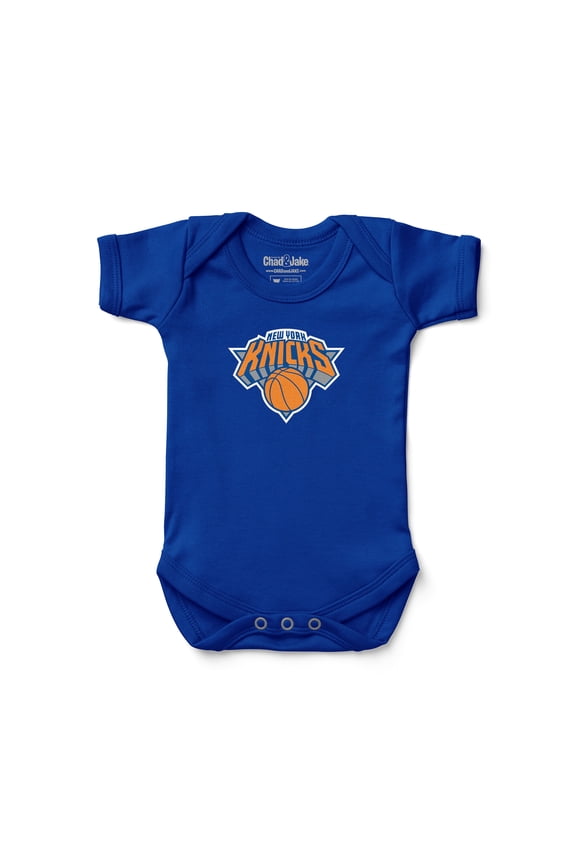 Newborn & Infant Chad & Jake Royal New York Knicks Primary Logo Bodysuit
