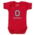 thumbnail image 1 of Newborn & Infant Chad & Jake Scarlet Ohio State Buckeyes Logo Bodysuit, 1 of 1