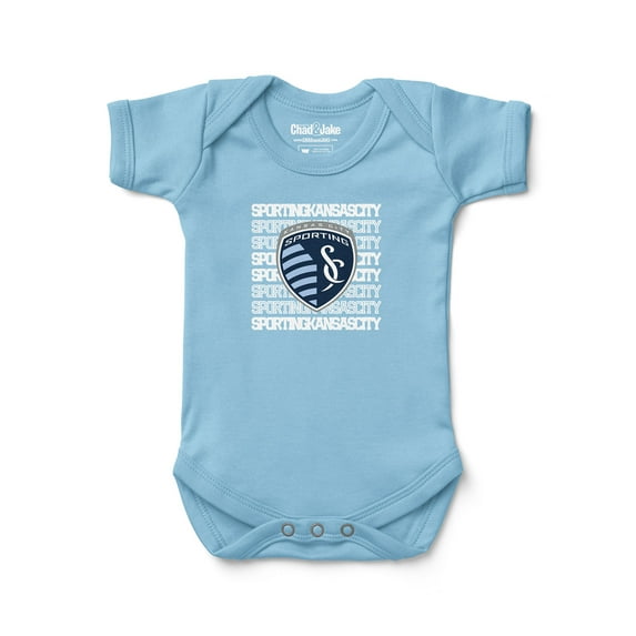 Newborn & Infant Chad & Jake Sky Blue Sporting Kansas City Retro Bodysuit