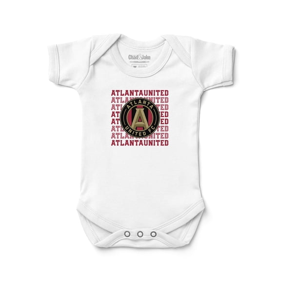 Newborn & Infant Chad & Jake White Atlanta United FC Retro Bodysuit