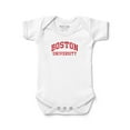 thumbnail image 1 of Newborn & Infant Chad & Jake White Boston University Wordmark Logo Bodysuit, 1 of 1