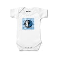 thumbnail image 1 of Newborn & Infant Chad & Jake  White Dallas Mavericks Retro Bodysuit, 1 of 1