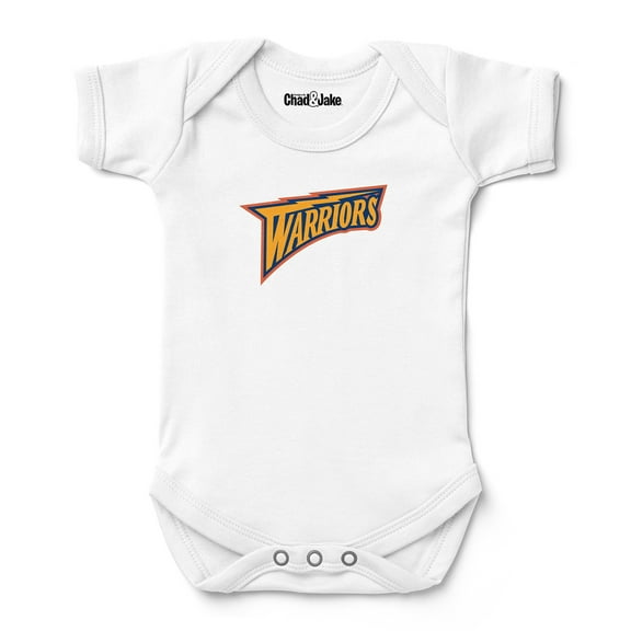 Newborn & Infant Chad & Jake White Golden State Warriors Hardwood Classic Bodysuit