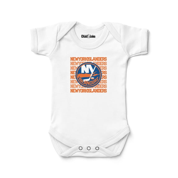 Newborn & Infant Chad & Jake White New York Islanders Retro Bodysuit