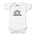 thumbnail image 1 of Newborn & Infant Chad & Jake White New York Knicks Gingerbread Christmas Bodysuit, 1 of 1