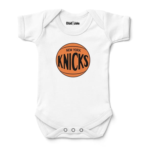 Newborn & Infant Chad & Jake White New York Knicks Hardwood Classic Bodysuit