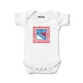 thumbnail image 1 of Newborn & Infant Chad & Jake White New York Rangers Retro Bodysuit, 1 of 1