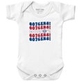 thumbnail image 1 of Newborn & Infant Chad & Jake  White Philadelphia 76ers Groovy Bodysuit, 1 of 1