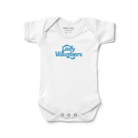 Newborn & Infant Chad & Jake White Tennessee Volunteers Bodysuit