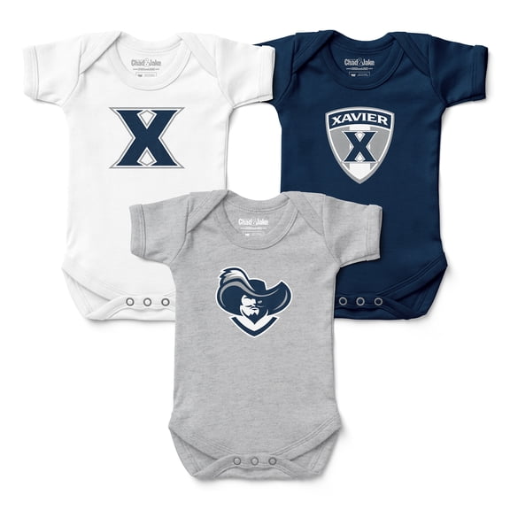 Newborn & Infant Chad & Jake Xavier Musketeers 3-Pack Bodysuit Set