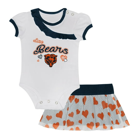 Newborn & Infant Chicago Bears Love My Team Bodysuit & Skirt Set