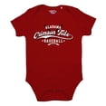 thumbnail image 1 of Newborn & Infant Garb Crimson Alabama Crimson Tide Otis Baseball Bodysuit, 1 of 1