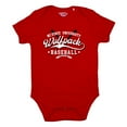 thumbnail image 1 of Newborn & Infant Garb Red NC State Wolfpack Otis Baseball Bodysuit, 1 of 1