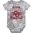 thumbnail image 1 of Newborn & Infant Gray Oklahoma Sooners Lil Rocker Tie-Dye Bodysuit, 1 of 1