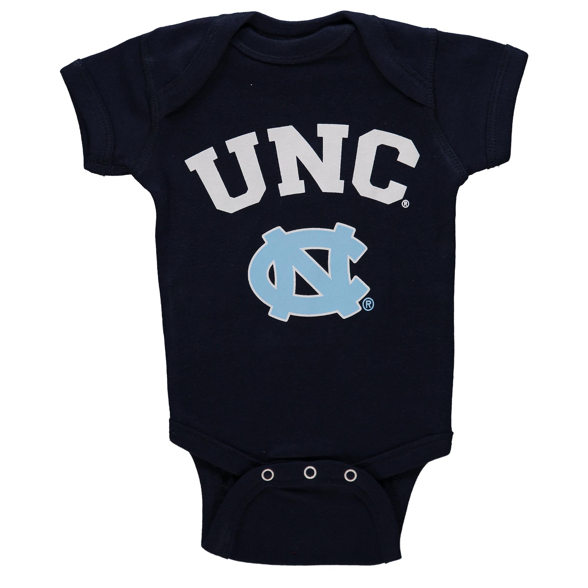 Newborn Infant Navy North Carolina Tar Heels Arch Logo