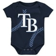 thumbnail image 1 of Newborn & Infant Navy Tampa Bay Rays Running Home Bodysuit, 1 of 1