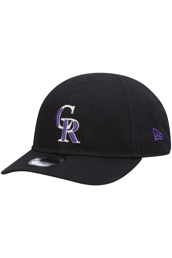Newborn & Infant New Era Black Colorado Rockies My First 9TWENTY Stretch Fit Hat